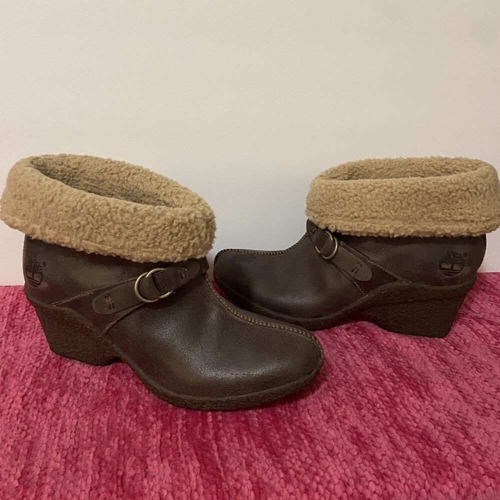 Timberland Earthkeepers Bayden Leather Ankle Boots Brown Size 9